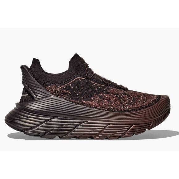 Hoka Paria Farzaneh x Restore Chukka Chocolate Sneakers •W 7/ M6• Brown Shoes